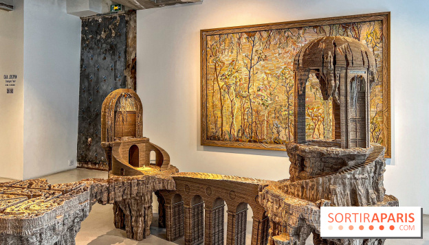 L'exposition gratuite des mondes en carton d'Eva Jospin à la Galleria Continua, dans le Marais