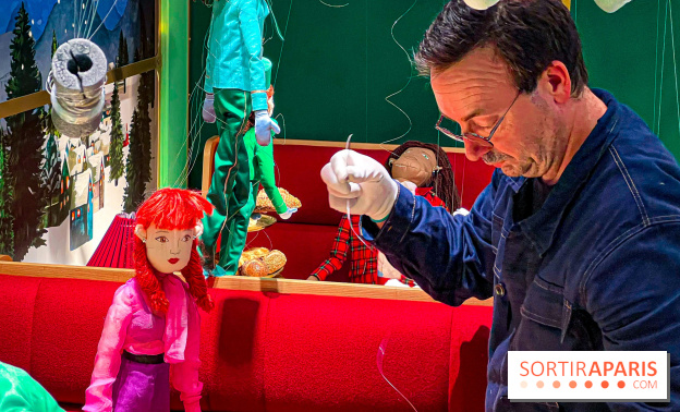 Printemps Haussmann : notre interview du marionnettiste et de la scénographe des vitrines de Noël