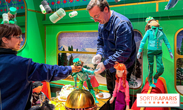 Printemps Haussmann : notre interview du marionnettiste et de la scénographe des vitrines de Noël