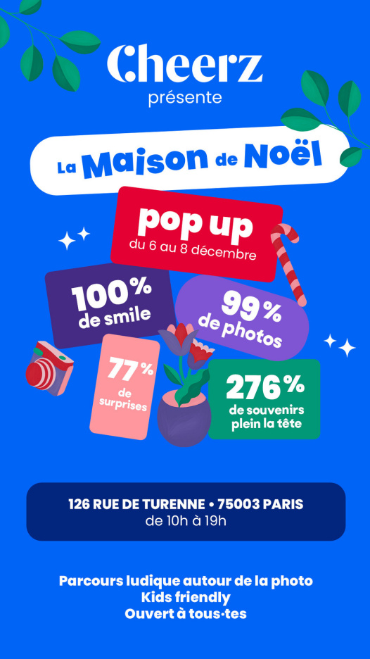La Maison de Noël : un pop up expérientiel pour des selfies-quali dans parcours immersif