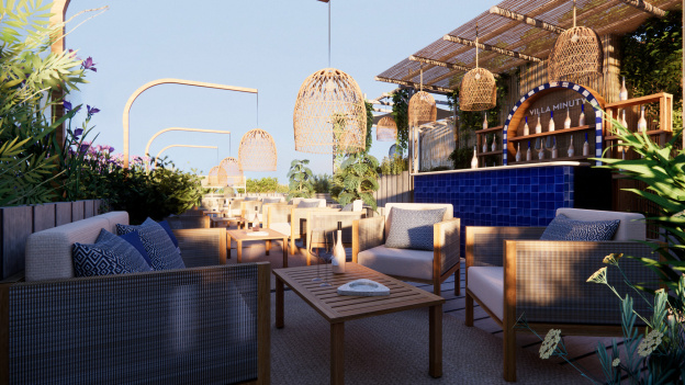 Le Rooftop du Brach : la terrasse perchée avec vue Tour Eiffel, ambiance Provence et French Riviera