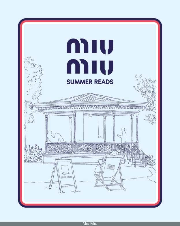 Miu Miu Summer Reads: The Italian house opens a pop up. distributes free books in Paris miu miu summer reads pop