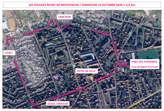 Octobre Rose 2025 : Les Foulées Roses, une course/marche solidaire de 5km à Montesson (78)