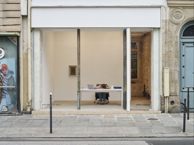 Elmgreen & Dragset installation galerie MASSIMODECARLO PIÈCE UNIQUE