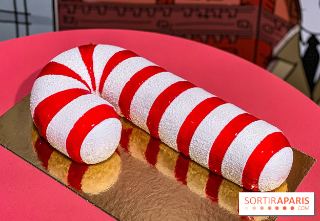 Candy Cake, la Bûche de Noël 2025 du Printemps Haussmann par Bryan Esposito, clin d'œil à New-York