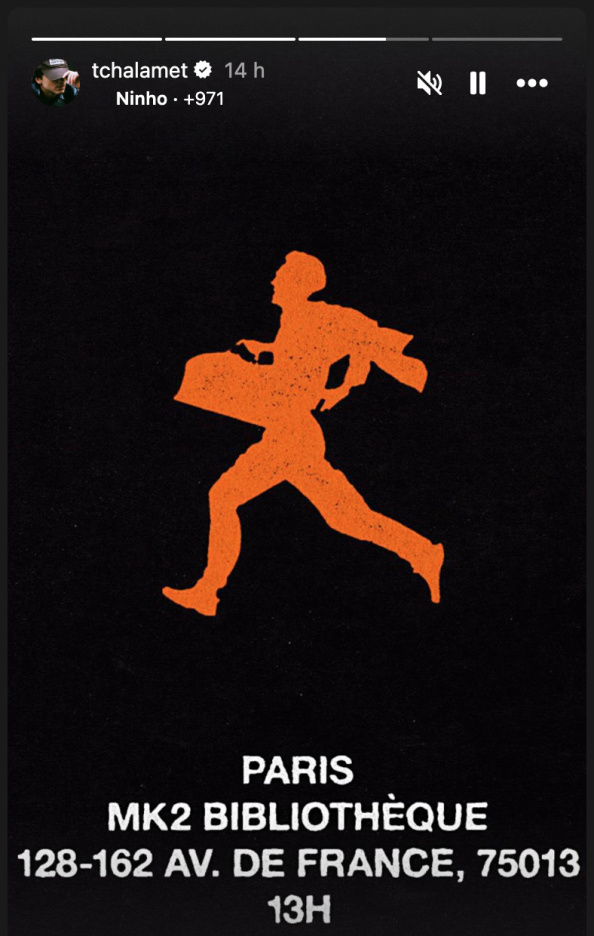 Pop up Marty Supreme à Paris