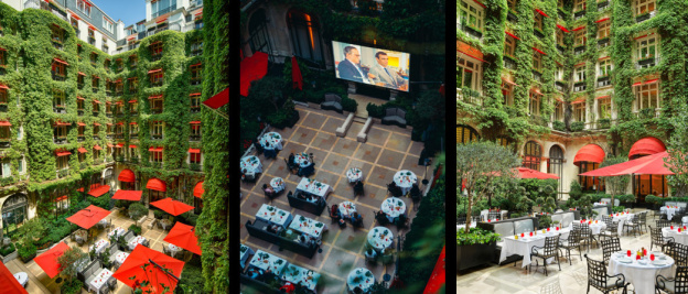 Plaza Cinéma Club : le cinéma en plein air revient dans la Cour Jardin du Plaza Athénée dès juin 2026