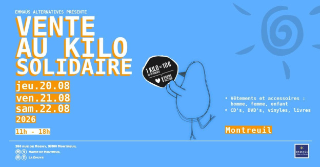 Bon plan : première vente vintage au kilo de l’année chez Emmaüs Alternatives, à Paris