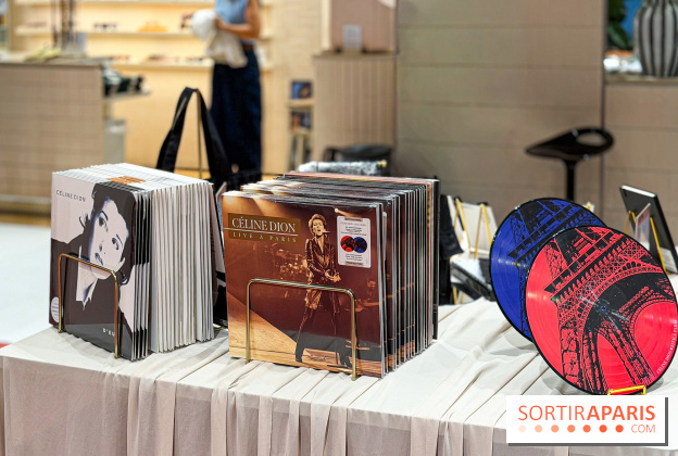 Céline Dion à Paris : T-shirts, vinyles, macarons… un pop-up ouvre à Haussmann - avis et photos