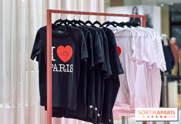 Céline Dion à Paris : T-shirts, vinyles, macarons… un pop-up ouvre à Haussmann - avis et photos