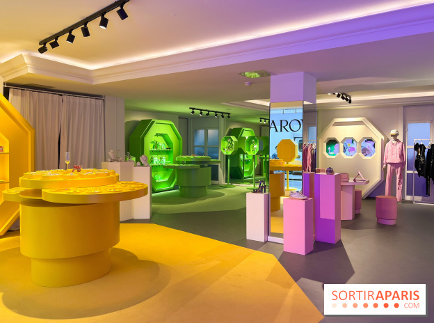 Découvrez le pop-up store immersif gravé Swarovski, dans le Marais