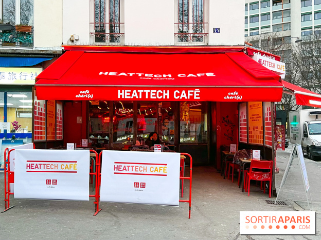 HEATTECH CAFÉ : la terrasse la plus chaude de Paris signée UNIQLO, au Café Chéri(e)