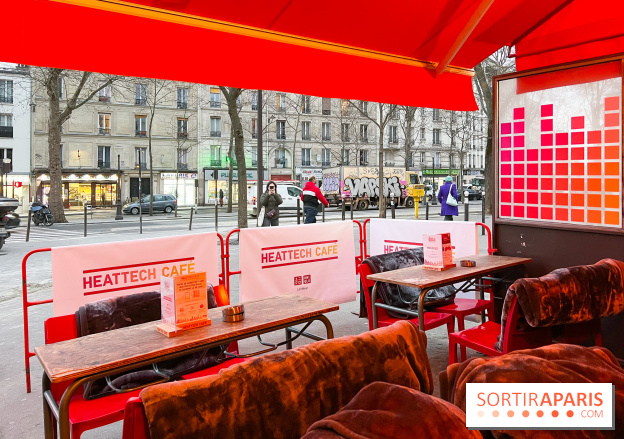 HEATTECH CAFÉ : la terrasse la plus chaude de Paris signée UNIQLO, au Café Chéri(e)