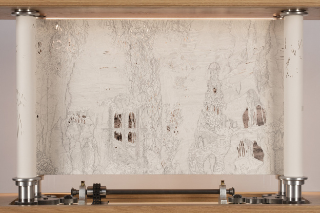 Promenade(s) en Champagne, l'installation sculpturale d'Eva Jospin au Carreau du Temple