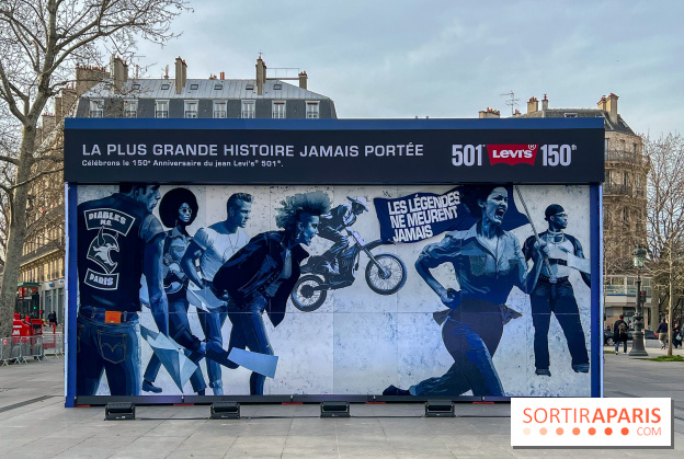 Anniversaire du Levi's 501 : une œuvre en denim à découvrir Place de la République