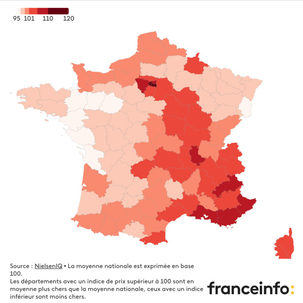 Inflation : le classement des départements par ordre de prix pour l'alimentaire en Île-de-France