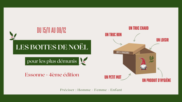 Noël 2023 solidaire : offrez une Boite de Noël en cadeau à un SDF