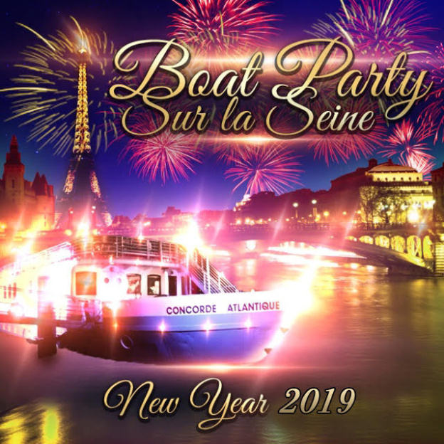PARIS BOAT PARTY NEW YEAR SUR LA SEINE 2019 ( BATEAU BUFFET FETE )