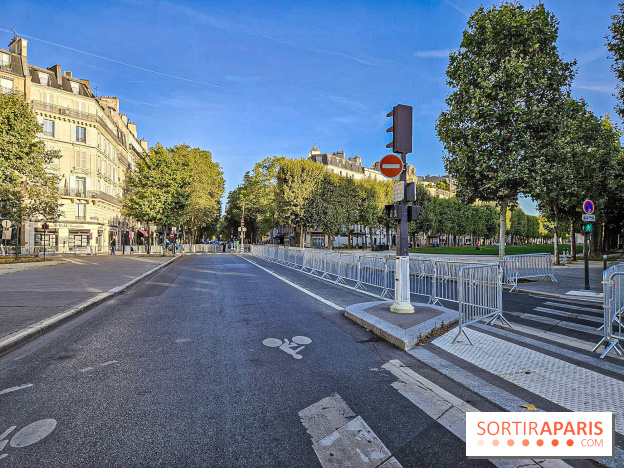 visuel Paris visuel  - restriction de circulation - route 