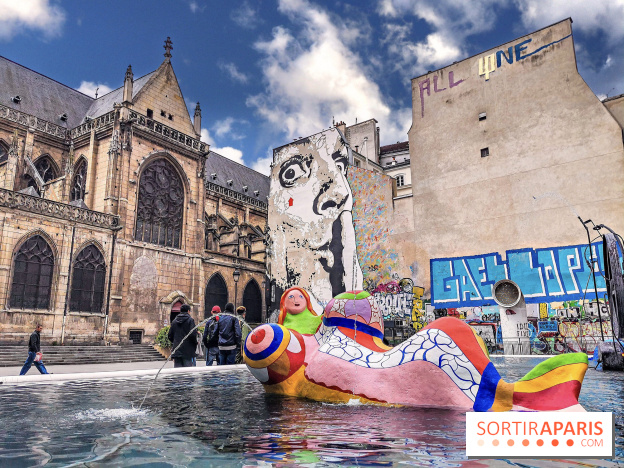 Visuel Paris, fontaine Pompidou Stravinsky