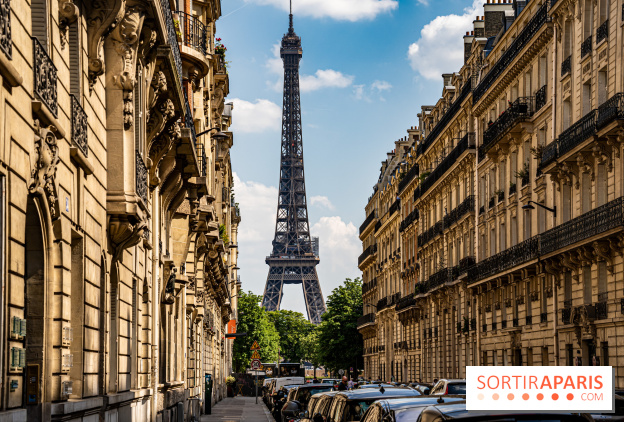 Visuel Paris Tour Eiffel rue