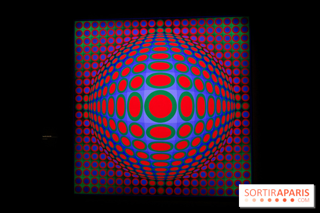 Exposition Vasarely Centre Pompidou, nos photos