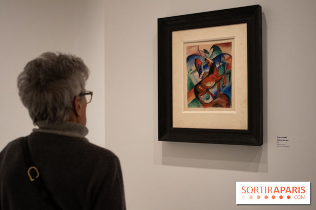 Cheval et âne, Franz Marc, 1912 - L'aventure du Cavalier Bleu au Musée de l'Orangerie