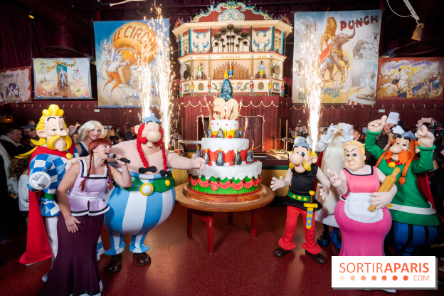 Inauguration Attention Menhirs ! et fête des 30 ans du Parc Astérix