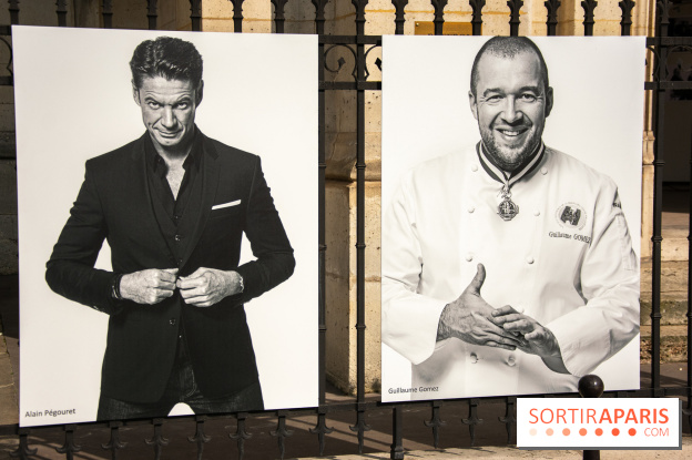 Expo Stéphane de Bourgies, Cinquante portraits de chefs, à la Mairie du 1er