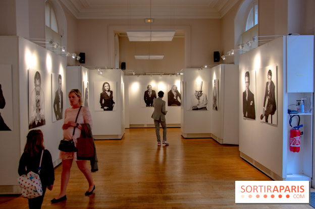 Expo Stéphane de Bourgies, Cinquante portraits de chefs, à la Mairie du 1er