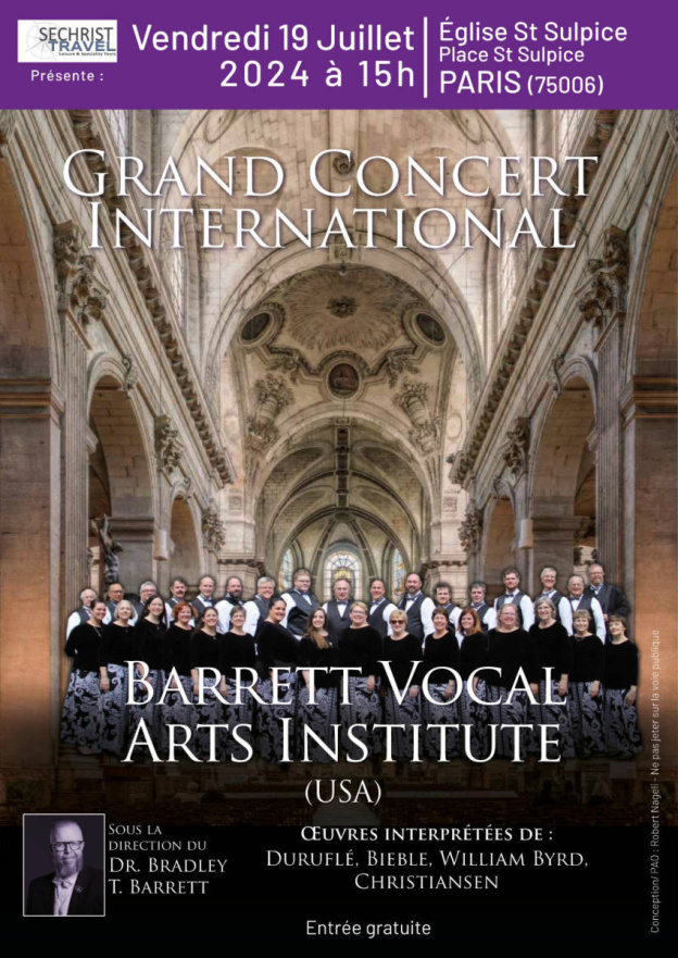 Grand Concert International Gratuit de Chant Choral à l'Église Saint Sulpice