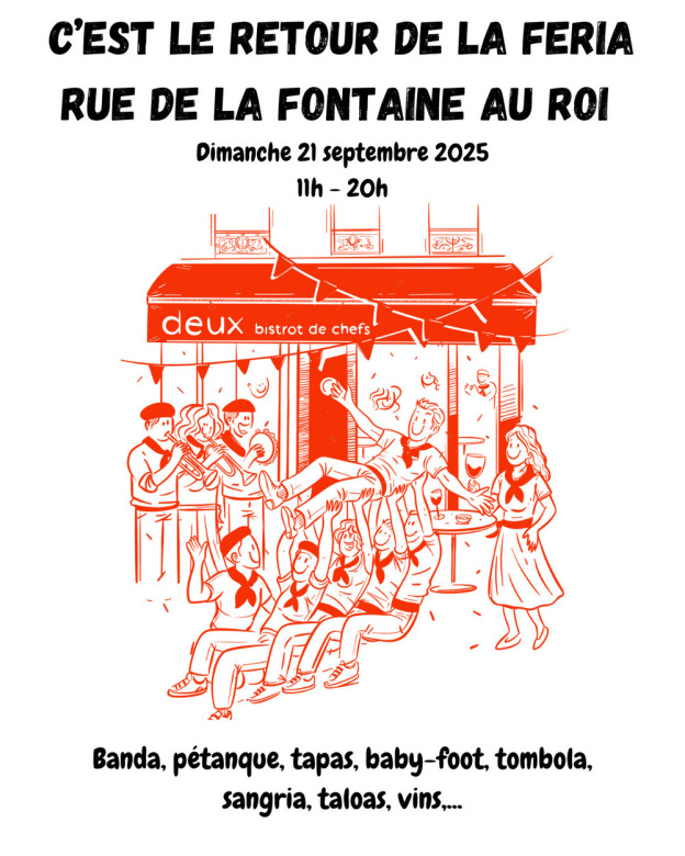 Deux et P'tit Deux organisent une nouvelle feria du Sud-Ouest endiablée en pleine rue à Paris