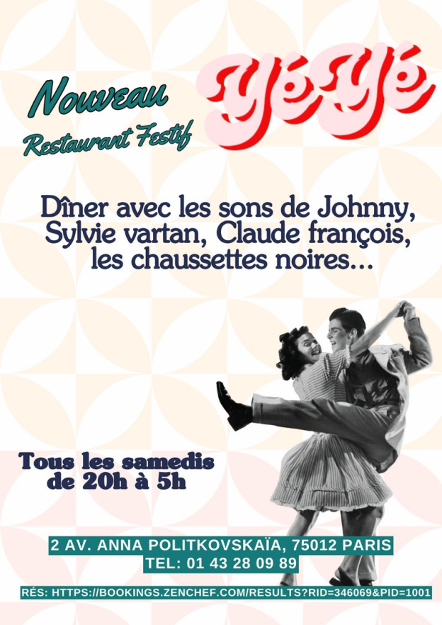 Yéyé : le nouveau restaurant festif du Chalet du Lac à Paris 12