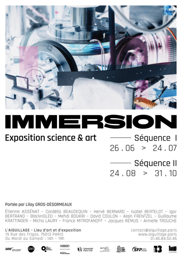 ImmersION à L’Aiguillage : l’exposition art et physique quantique aux Frigos de Paris