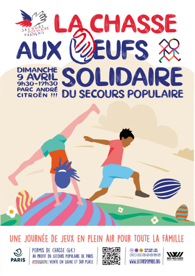 Chasse aux Œufs solidaire du Secours populaire