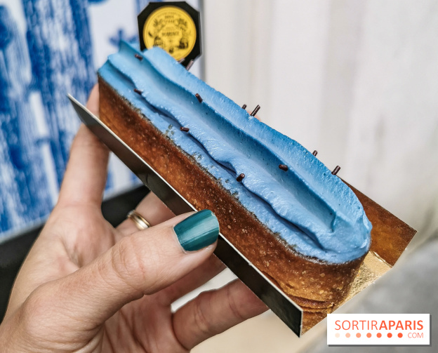 Thé glacé et éclair Cactus Bleu de Mariage Frères, les photos