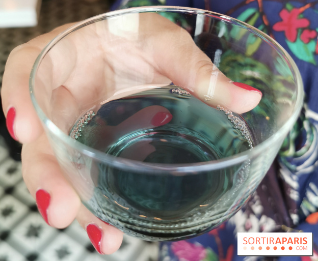 Thé glacé et éclair Cactus Bleu de Mariage Frères, les photos