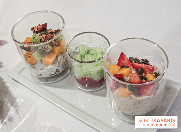 Le brunch healthy du Plaza Athénée, trio de dessert