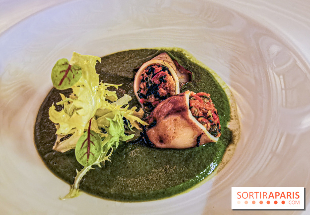 Le menu Traviata à l'Hôtel Le Meurice