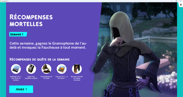 Les Sims 4 : découvrez le challenge de la Faucheuse et les récompenses gratuites qui vous attendent
