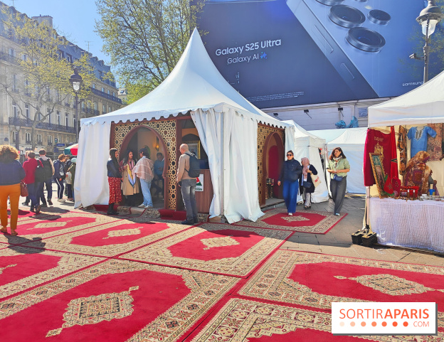 Journées Culturelles Marocaines : un village marocain s'installe sur la place Saint-Michel à Paris