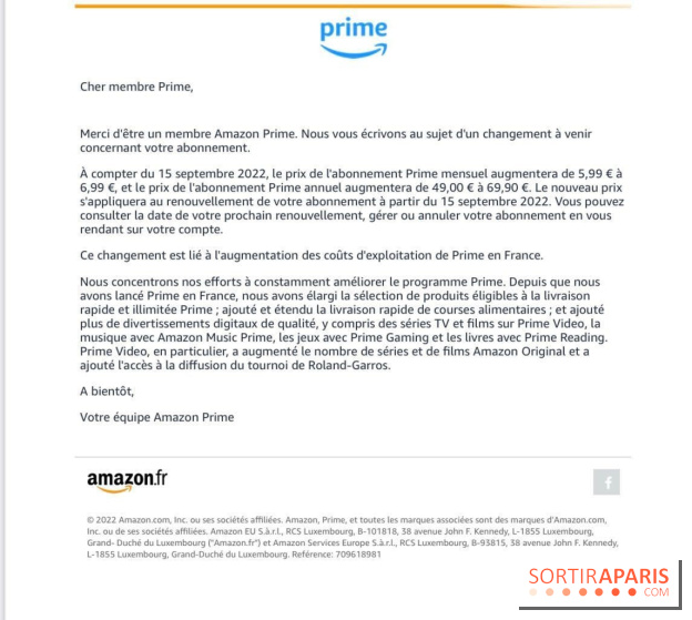 Amazon Prime augmente les prix de son abonnement en France