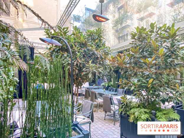 La terrasse d'hiver des Jardins du Faubourg