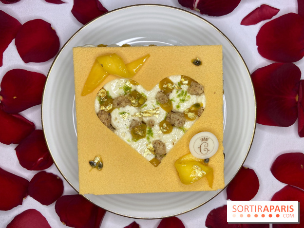 Le menu de Saint-Valentin 2021 de l'hôtel de Crillon