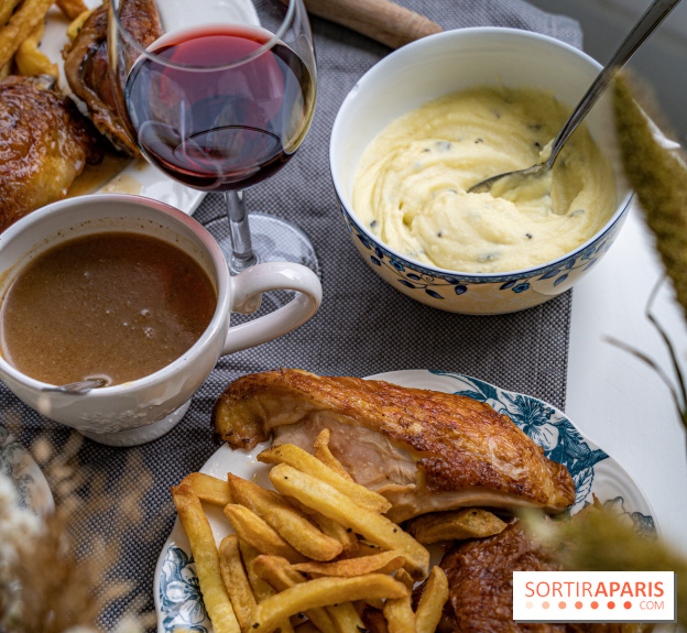 Menu volaille et truffe du Coq Rico, les photos