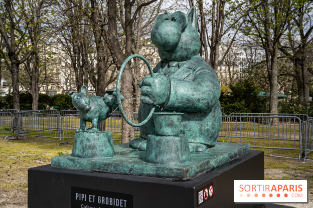 Exposition Geluck sur les Champs-Elysées 