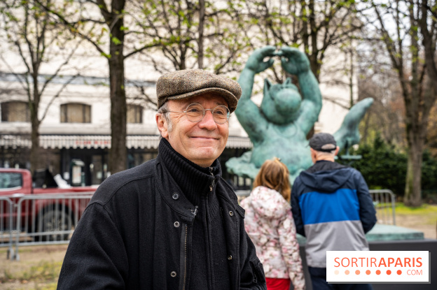 Exposition Geluck sur les Champs-Elysées portrait