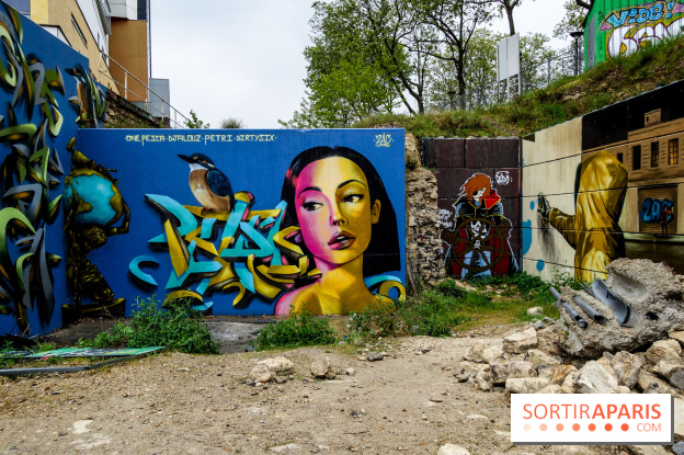 Spot 13 : le lieu éphémère de street art en plein air à Paris, nos photos
