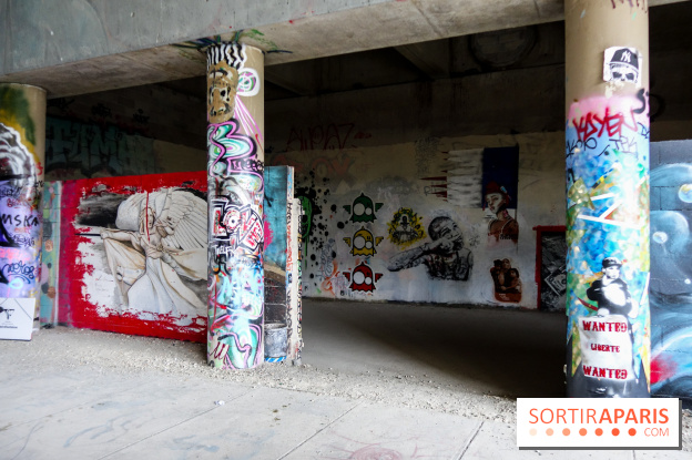 Spot 13 : le lieu éphémère de street art en plein air à Paris, nos photos