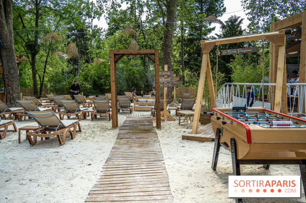 Le Beach Parisienne du Chalet du lac, la plage estivale à Paris